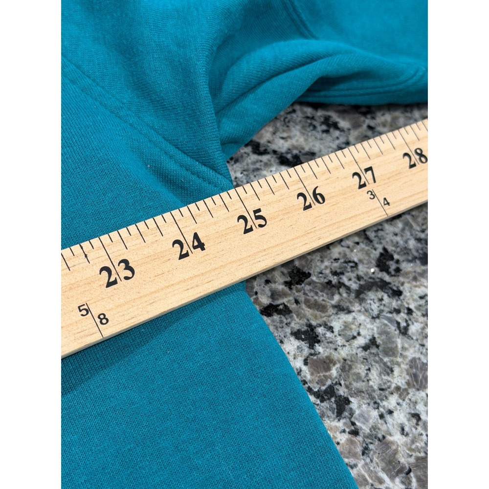 Vintage Mens Miami Dolphins Reebok Teal NFL Embroidered Crewneck Sweatshirt Sz L - Picture 7 of 7